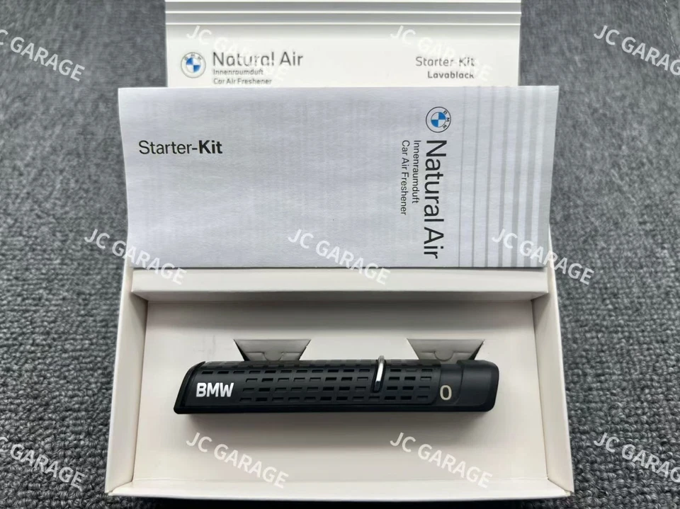 BMW Natural Air Car Freshener Lavablack Starter Kit 83125A07EC3