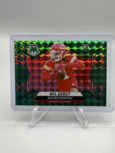 2024 Panini Mosaic - NFL Debut Green Mosaic Prizm #285 Xavier Worthy (RC) - Bild 1 von 1