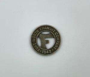 Fort Worth Transit Co Token Texas - Picture 1 of 2