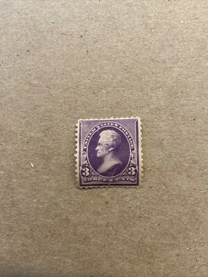 US Stamp Scott #221Jackson 3c Mint Hinged Choose 1 Only 1st Or 2nd Stamp SCV $55 - Image 1 of 4