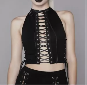 Lace Up Corset Top Size M - Picture 1 of 4