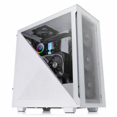 Thermaltake Divider 300 TG Snow White Mid Tower Case, CA-1S2-00M6WN-00 - Image 1 of 4