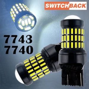 7443 7440 7444 LED Blanco Señal de giro trasero delantero DRL Bombillas de alta potencia 6000K - Imagen 1 de 14