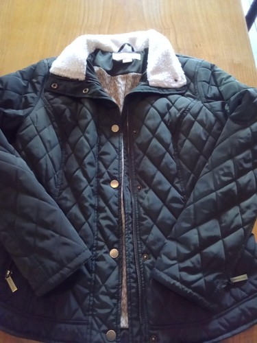 Michael Kors cappotto tampone verde lunghezza vita