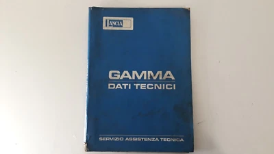 Manuale Lancia Gamma pubblicazione dei Dati Tecnici per le riparazioni  1976 - Immagine 1 di 4