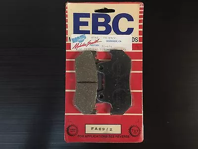 EBC FA69/2 Brake Pads Front Honda CB 750F/900F 1981-1982 - Image 1 of 2