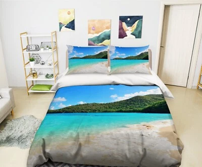 Fundas de almohada para cama 3D Beach Waves B1729 funda nórdica edredón Queen King Amy Foto 1 de 4