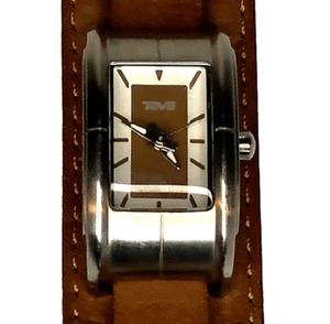 Hermoso Reloj Teva Mujer - Correa Cuero Marrón - Resistente al Agua 50 M - Imagen 1 de 4