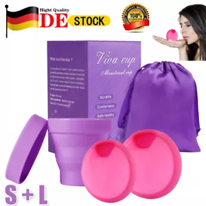 Profi Menstruationsscheibe Anti Spill Zone 2 Periodenscheiben der Größe S + L - Bild 1 von 16
