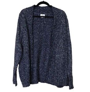St John's Bay Women's Long Sleeve Open Cardigan Sweater Size 1X Blue Gray NWT - Picture 1 of 8