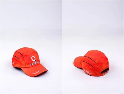 Vintage Mercedes McLaren Vodafone F1 Fernando Alonso Sun Faded Orange Nylon Cap - Image 1 of 4