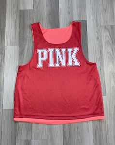Victoria’s Secret PINK Reversible Tank Top Jersey Women’s Large - Picture 1 of 6