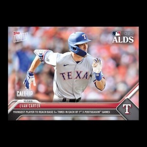 Evan Carter - 2023 MLB TOPPS NOW Card 970 CALL-UP POSTSEASON -Presale-