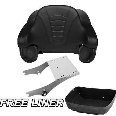 Altavoces King Trunk Pad Mount aptos para Harley Electra Road Glide 97-08 Foto 1 de 4