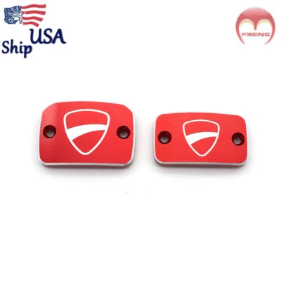 Reservoir Brake Fluid Cover Cap For Ducati Monster 600 695 696 S2R 800 795 796 - Imagem 1 de 4