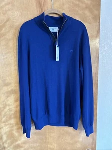Southern Tide Skipjack Cashmere Pullover Blue New - Picture 1 of 4