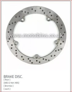 NEW BREMBO REAR BRAKE DISC FOR BMW R SERIES OILHEAD MODELS - SEE LISTING - Picture 1 of 1