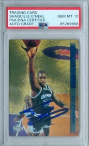Shaquille O'Neal 1994 Upper Deck Behind The Glass #G13 PSA DNA Gem Mint 10 Auto - Picture 1 of 2