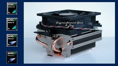 GENUINE AMD HEATSINK COOLING FAN FOR ATHLON 64 X2 3600-3800-4000-4200-4400-4600 - Image 1 of 4