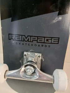 Rampage Skateboard 50mm PU injection wheels and Carbon Steel ABEC 3 bearings - Picture 1 of 9