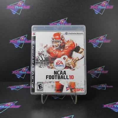 NCAA Football 10 PS3 PlayStation 3 - Juego y estuche de garantía de 1 año Foto 1 de 4