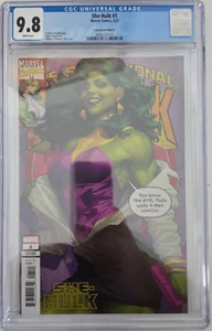 CUBIERTA VARIANTE ARTGERM SHE-HULK #1 CGC 9.8 CALIFICADO MARVEL COMICS 2022 A - Imagen 1 de 2