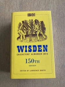 WISDEN CRICKETERS' ALMANACK 2013 150TH EDITION HARDBACK - Picture 1 of 1
