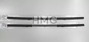 New genuine Holden VU VT VX VY VZ door window belt moulds - FRONT PAIR black - Picture 1 of 6