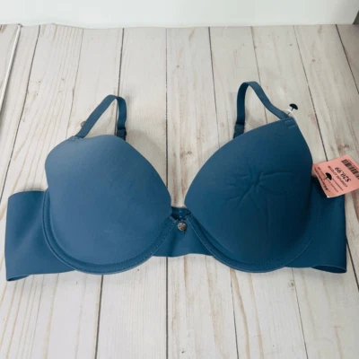 Sujetador Lucky Brand Light Lift Demi Talla 36 B Azul ¡NUEVO CON ETIQUETAS! Foto 1 de 4