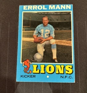 1970 Topps Football #247 Errol Mann - Picture 1 of 6