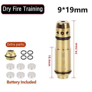 Tactical Red Dots Laser Training Bullet Dry Fire Laser Trainer Cartridge Tools - Picture 1 of 39