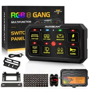 Auxbeam For Chevy 1500 RA80 XL RGB SWITCH PANEL TOGGLE MOMENTARY PULSED MODE - Bild 1 von 12
