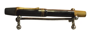 Pluma Estilográfica "Estudiante" Vintage Negro y GT ACERO INOXIDABLE GR Nueva en Caja Alemana c.1951 - Imagen 1 de 13