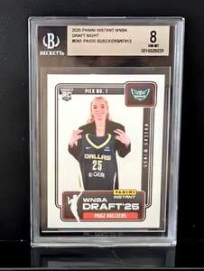 2025 PANINI INSTANT DRAFT NIGHT PAIGE BUECKERS BECKETT 8 - Foto 1 di 1