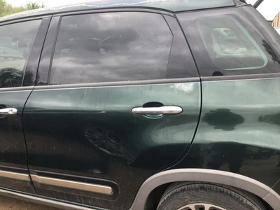 2014 2015 FIAT 500 Rear Side Door Left Driver PGQ Toscana Green Electric  935824 - Image 1 of 4