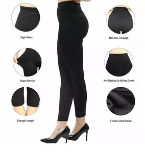 SLIMMING HIGH WAISTED CONTROL LEGGINGS EXTRA STRONG FIRM TUMMY SUPPORT SIZE8-22 - Picture 1 of 6