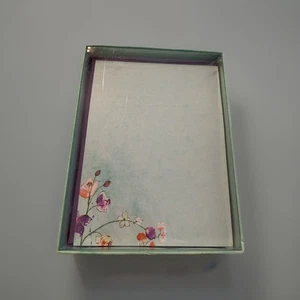 Brand New Box Of Fuchsia Blooms Stationary-30 Sheets-24 Designer Envelopes - Bild 1 von 11