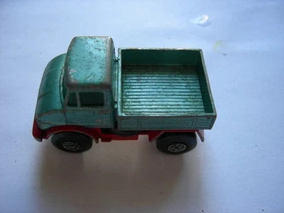 Matchbox Superfast Nr. 49 - Unimog - Lesney, Made in England metallic hell blau - Bild 1 von 4
