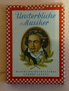 09 286 DDR Musikgeschichtliches Lehrqartett „Unsterbliche Musiker“, Kpl. 1962 - Picture 1 of 8