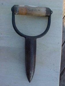 Vintage Snow & Nealley Garden Dibbler Tool Heavy Duty Original Paper Label - Picture 1 of 1