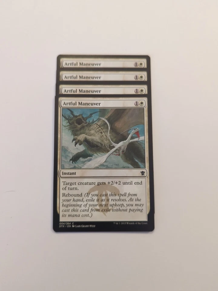 (4) Artful Maneuver *PLAYSET* Dragons of Tarkir Regular NM MTG - Image 1 of 1