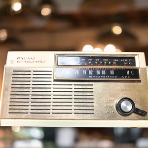 Vintage Standard SR-J717FJ 10-Transistor AM FM SW Radio Japan funktioniert mit Koffer - Bild 1 von 6