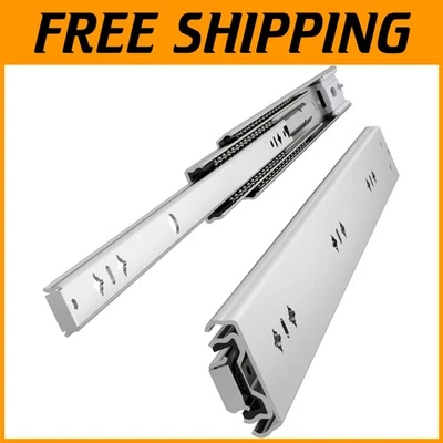 Correderas de cajón de cierre suave de extensión completa de 3 pliegues - Capacidad de carga de 265 lb, 22" Foto 1 de 4