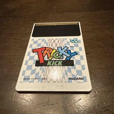 *AUTHENTIC* Tricky Kick (TurboGrafx-16, 1990) Game/HuCARD Only (US) - Image 1 of 3