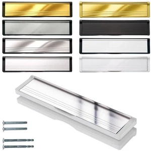 12" 10" Door Letter Box, 30cm 27cm Letterbox, uPVC Wood Composite Doors - Picture 1 of 25