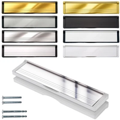 12" 10" Door Letter Box, 30cm 27cm Letterbox, uPVC Wood Composite Doors - Image 1 of 4