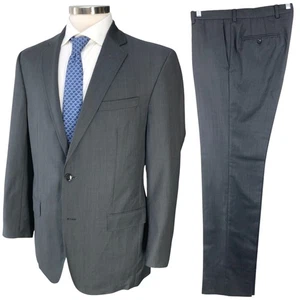 Ted Baker Anzug Herren 40 Zweiteiler Wolle 2 Knopf anthrazit grau Business *WINZIGER FEHLER - Bild 1 von 21