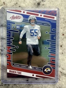 2024 Panini Absolute #139 Braden Fiske Red and Blue - Bild 1 von 2