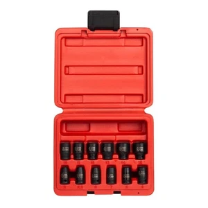 1822, 1/4 Inch Drive Magnetic Impact Socket Set, 12-Piece, Metric, 5mm-15mm, ... - Picture 1 of 5