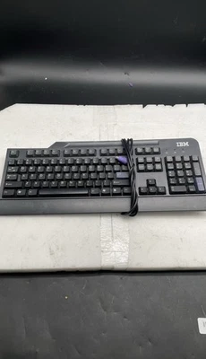 IBM KB-0225 Full Size Wired Keyboard Black PC Computer Accessory Unit - Image 1 of 4